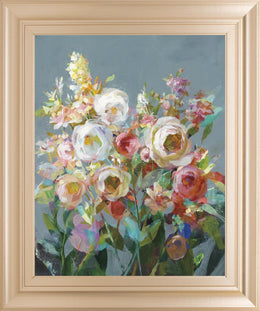 Joy Of The Garden I By Danhui Nai 22X26 Framed Print