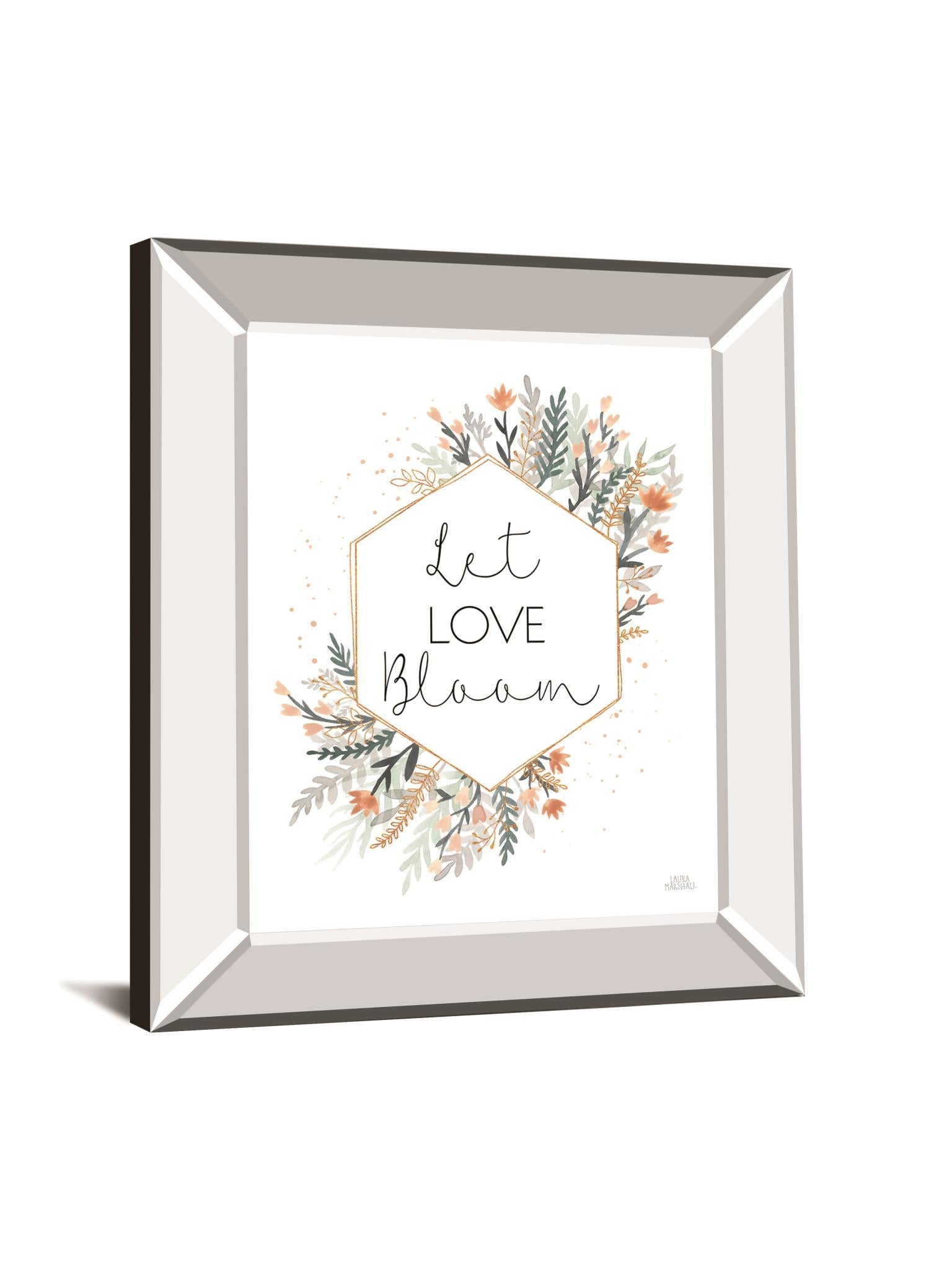 Spring Blooms Vi By Laura Marshall 22X26 Mirror Frame Print