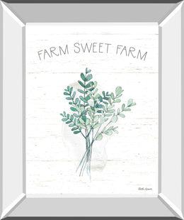Farmhouse Cotton V By Beth Grove 22X26 Mirror Frame Print