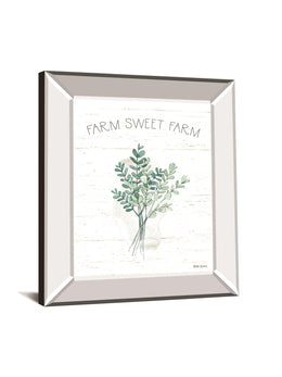 Farmhouse Cotton V By Beth Grove 22X26 Mirror Frame Print