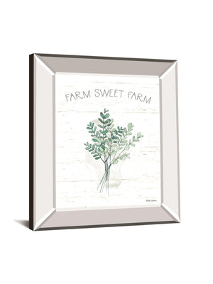 Farmhouse Cotton V By Beth Grove 22X26 Mirror Frame Print
