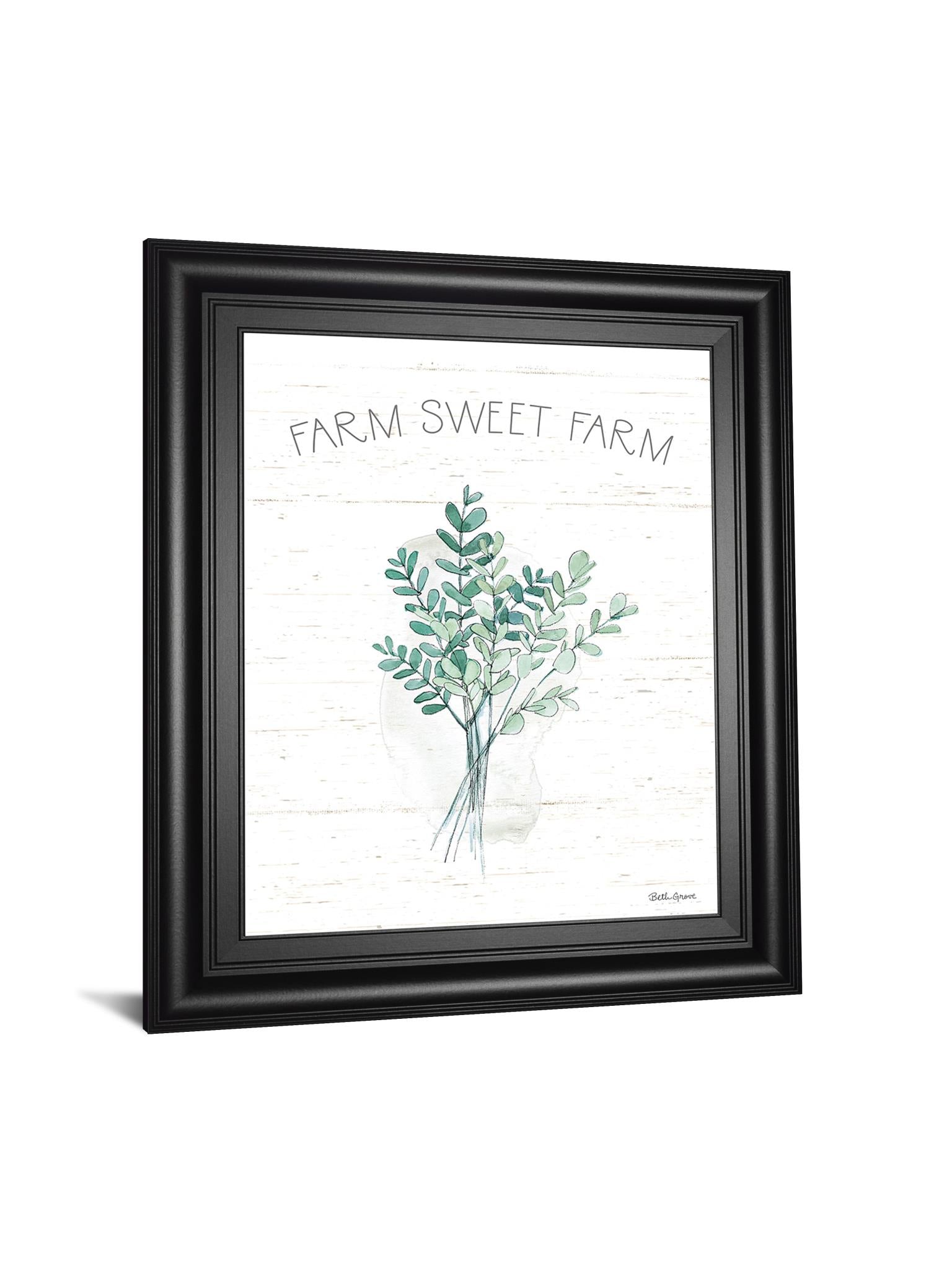 Farmhouse Cotton V By Beth Grove 22X26 Framed Print