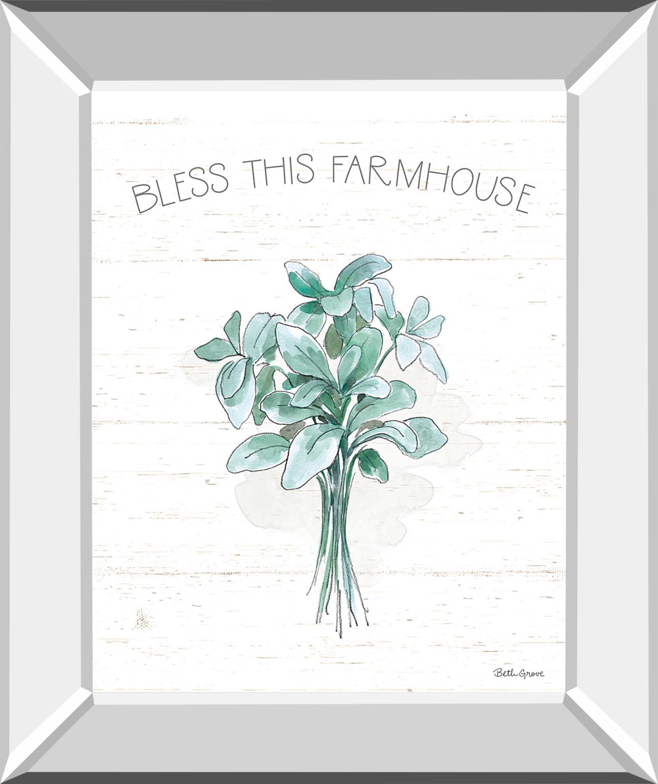 Farmhouse Cotton Vi By Beth Grove 22X26 Mirror Frame Print