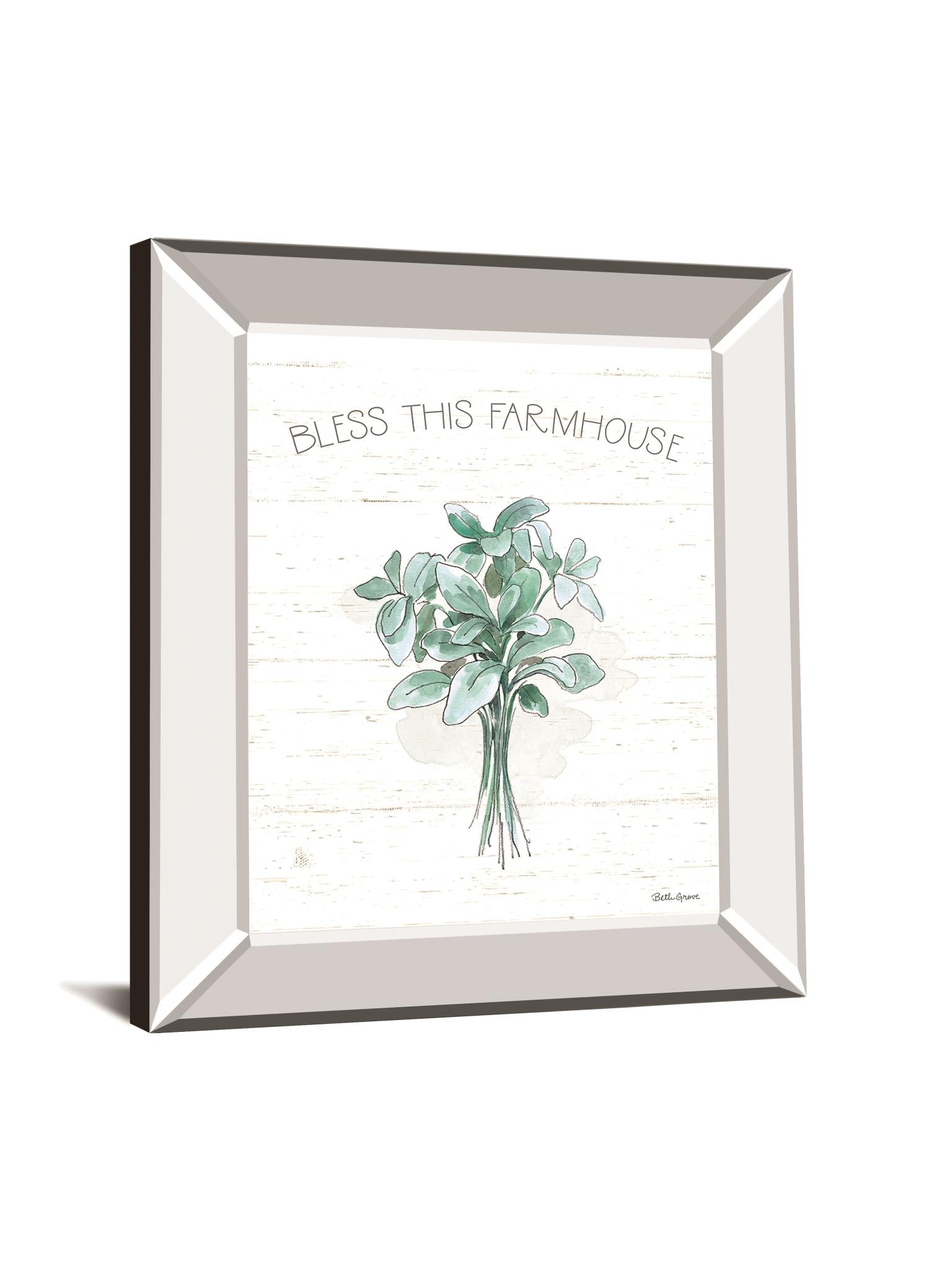 Farmhouse Cotton Vi By Beth Grove 22X26 Mirror Frame Print