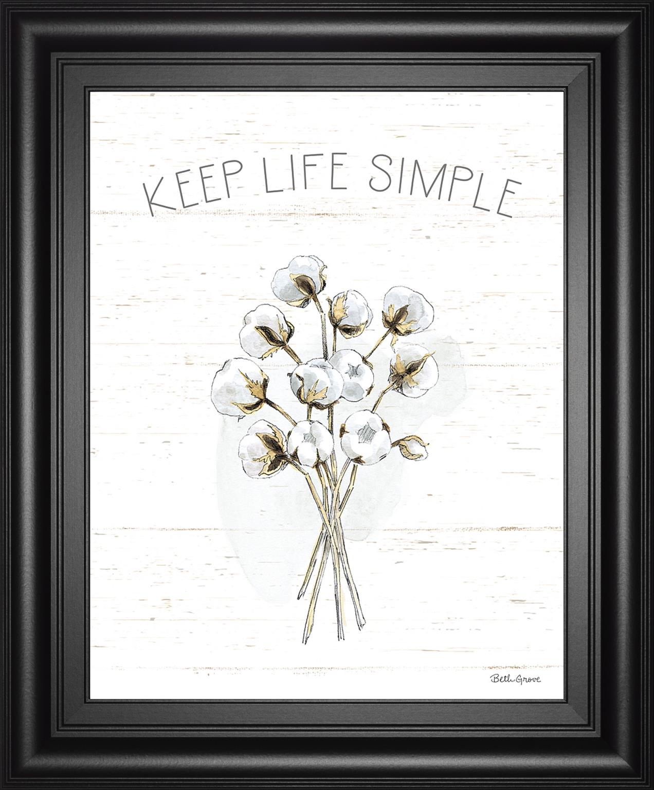 Farmhouse Cotton Iv By Beth Grove 22X26 Framed Print