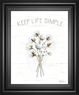 Farmhouse Cotton Iv By Beth Grove 22X26 Framed Print