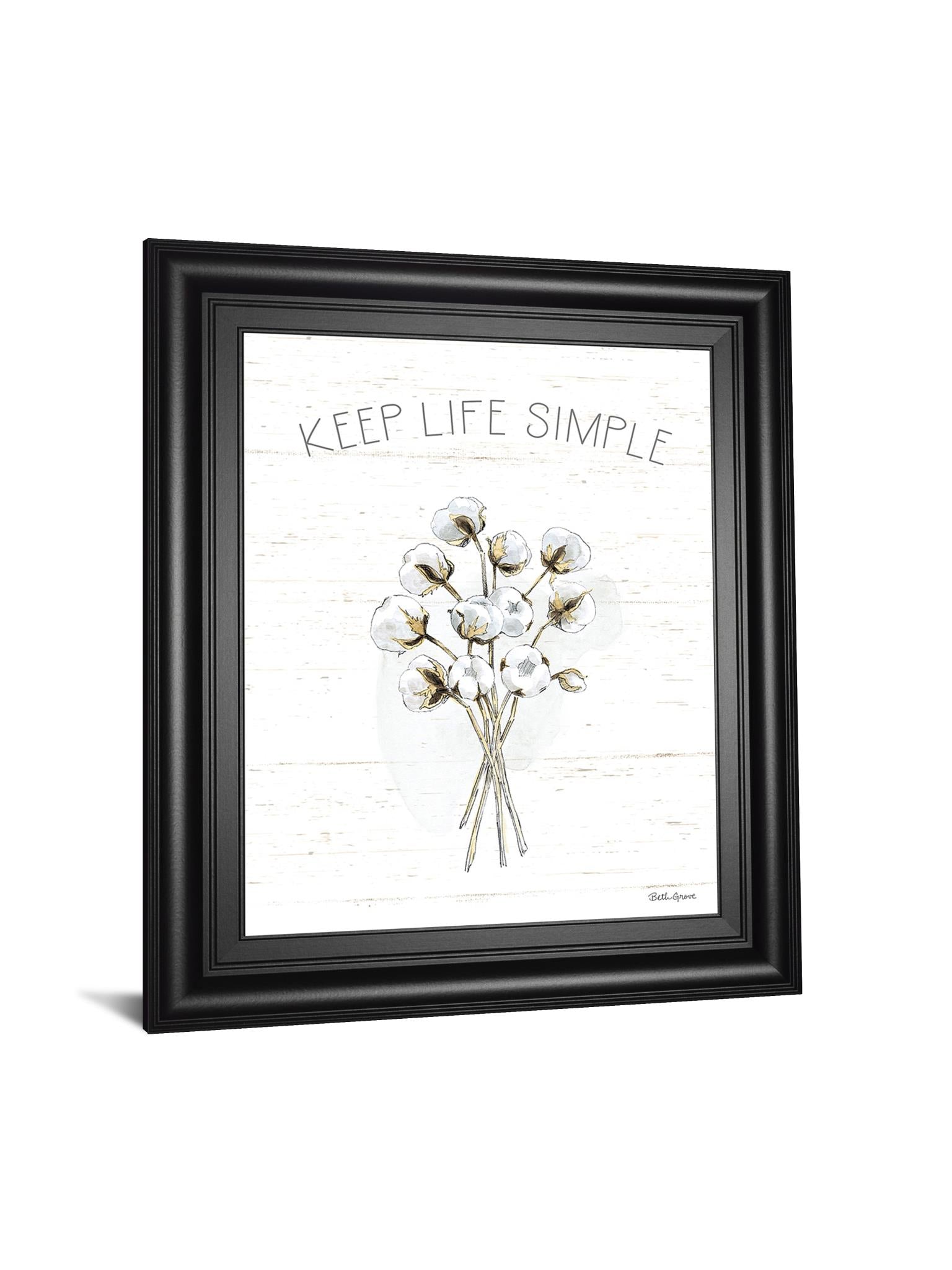 Farmhouse Cotton Iv By Beth Grove 22X26 Framed Print