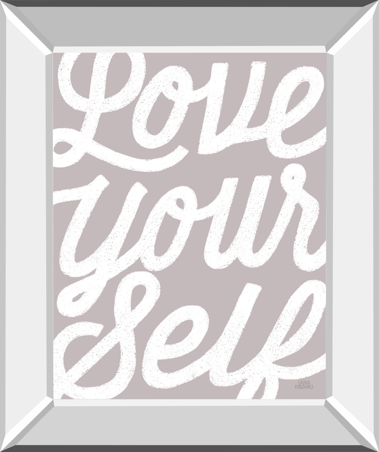 Positivity Viii By Laura Marshall 22X26 Mirror Frame Print