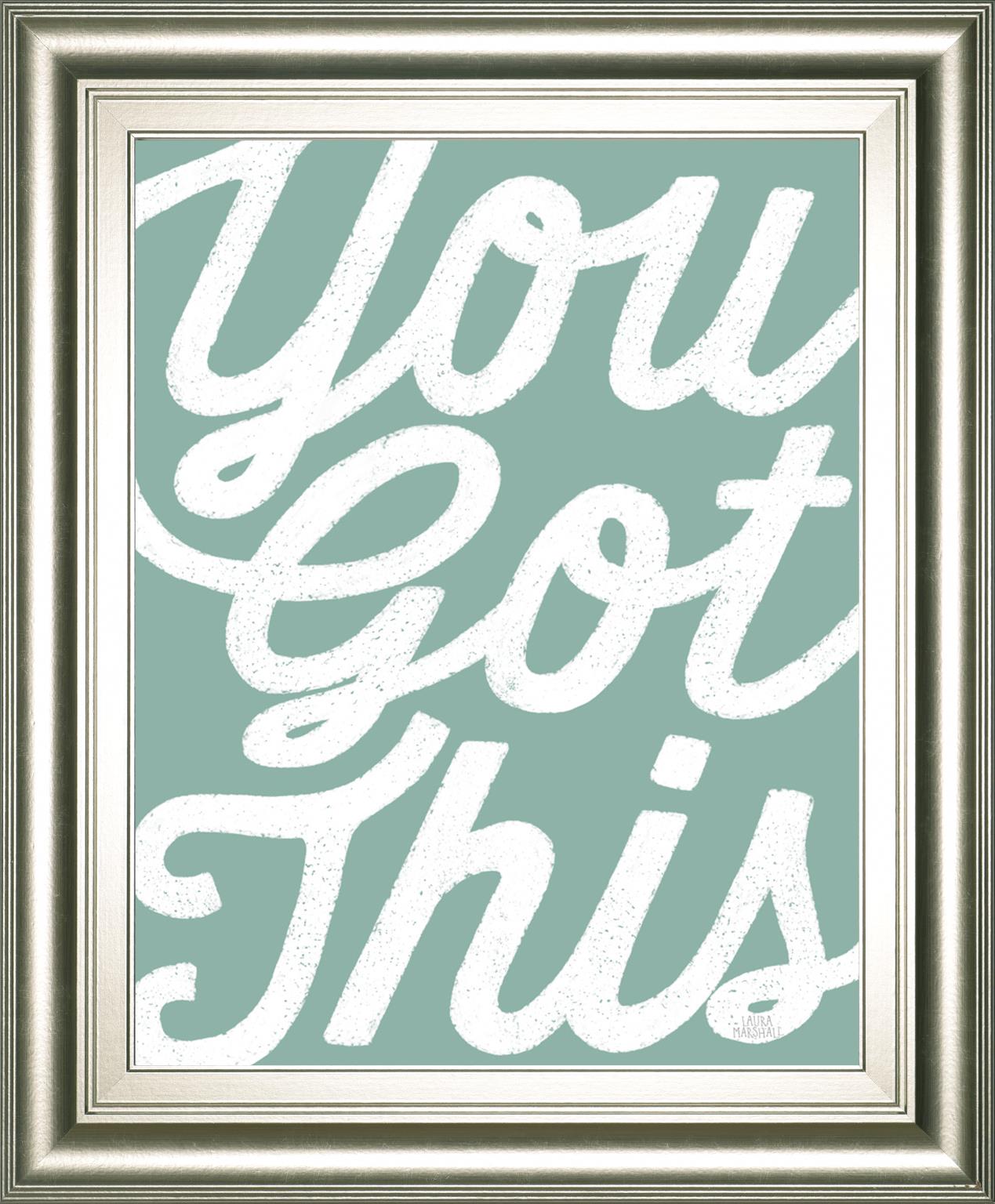 Positivity Vii By Laura Marshall 22X26 Framed Print