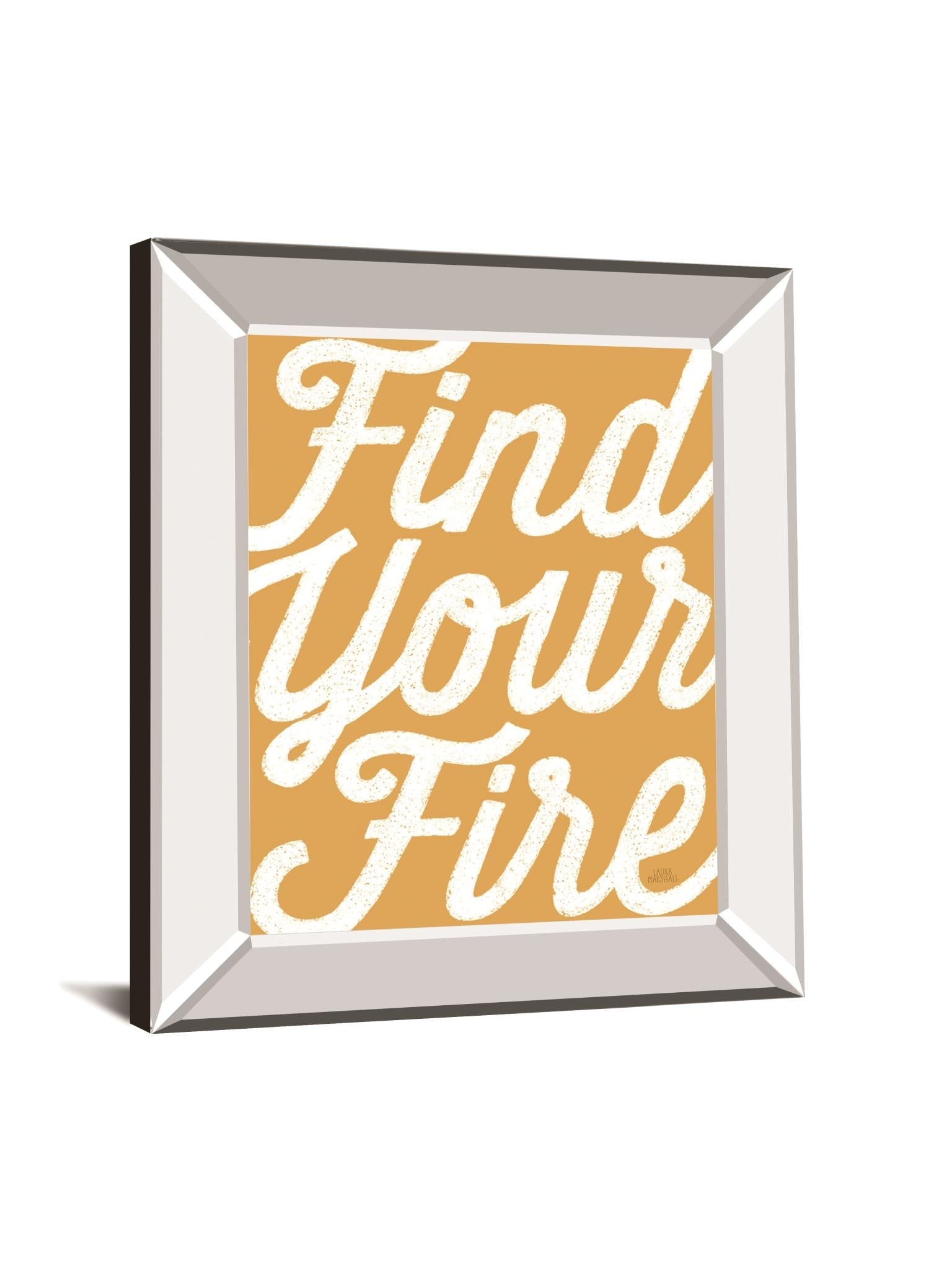 Positivity Vi By Laura Marshall 22X26 Mirror Frame Print