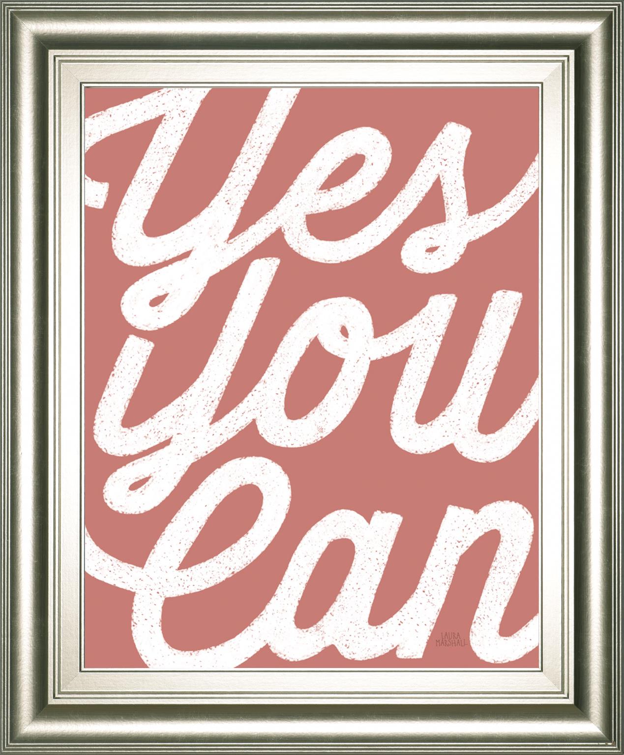 Positivity V By Laura Marshall 22X26 Framed Print