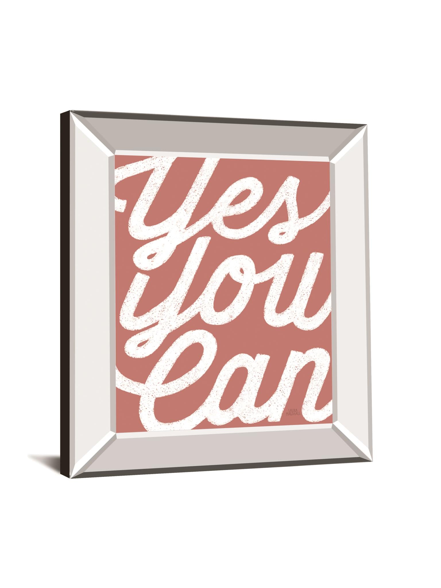 Positivity V By Laura Marshall 22X26 Mirror Frame Print