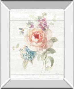 Cottage Garden Iii Shiplap By Danhui Nai 22X26 Mirror Frame Print