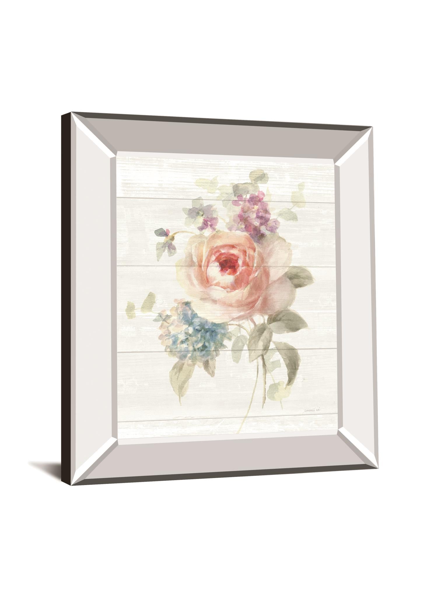 Cottage Garden Iii Shiplap By Danhui Nai 22X26 Mirror Frame Print