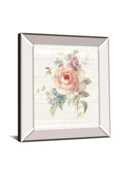 Cottage Garden Iii Shiplap By Danhui Nai 22X26 Mirror Frame Print