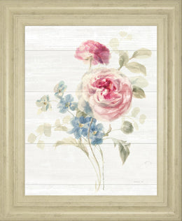 Cottage Garden Ii Shiplap By Danhui Nai 22X26 Framed Print