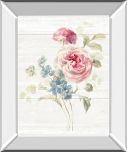 Cottage Garden Ii Shiplap By Danhui Nai 22X26 Mirror Frame Print