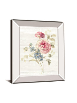 Cottage Garden Ii Shiplap By Danhui Nai 22X26 Mirror Frame Print
