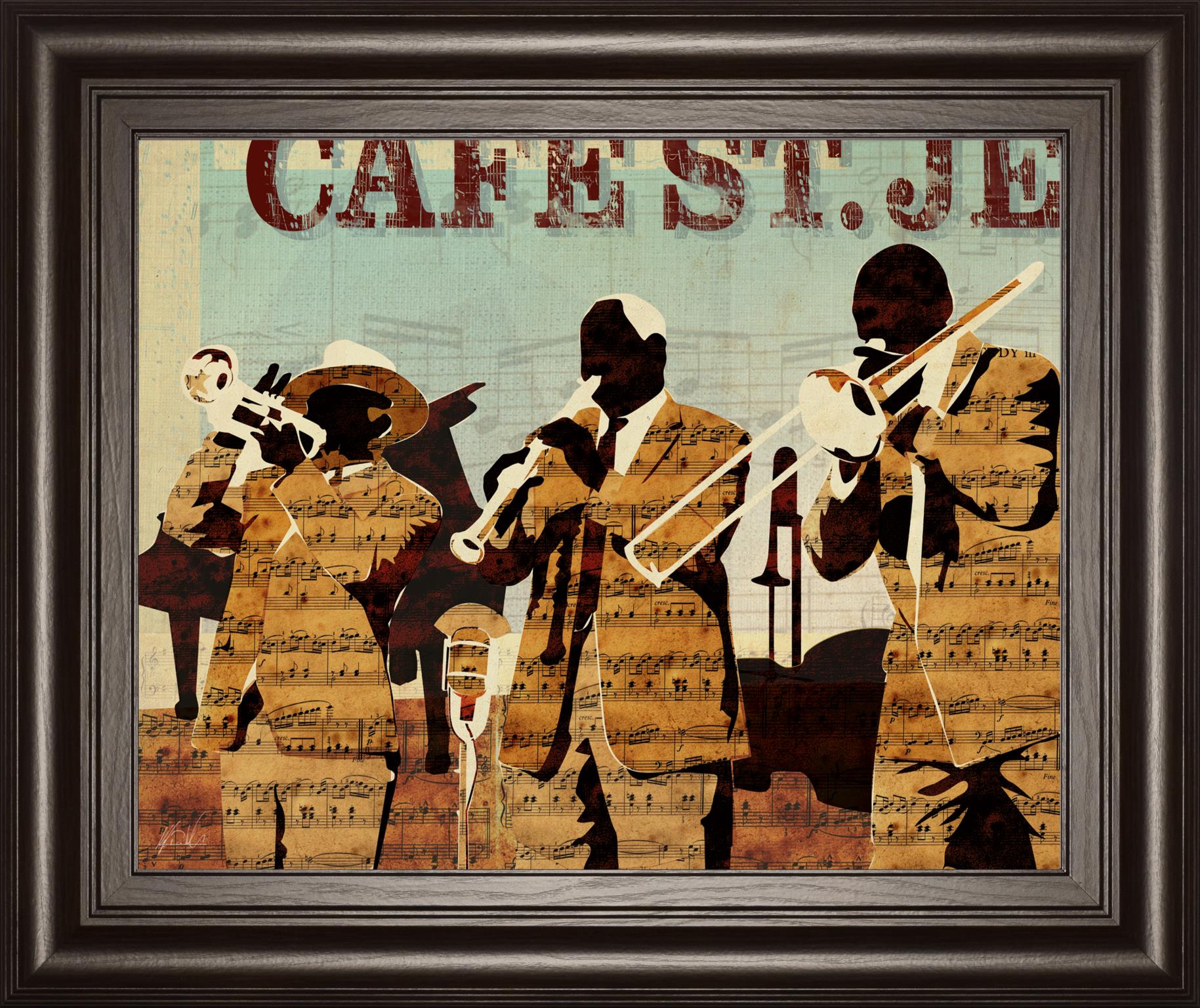 CafÃ© St. Jean By Kyle Mosher 22X26 Framed Print