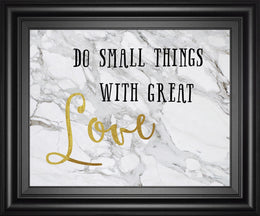 Marble Love By Amanda Murray 22X26 Framed Print