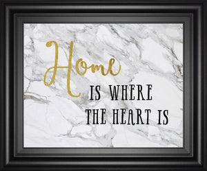 Marble Home By Amanda Murray 22X26 Framed Print