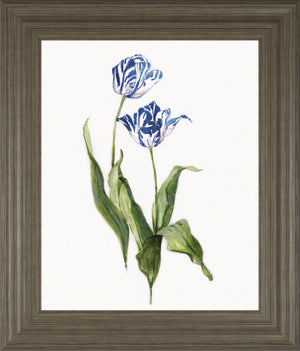 Blue Lively Botanical Ii By Sally Swatland 22X26 Framed Print