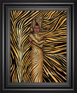 Tiger Inspired Fashion By Dexter Griffin 22X26 Framed Print