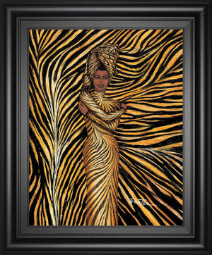 Tiger Inspired Fashion By Dexter Griffin 22X26 Framed Print