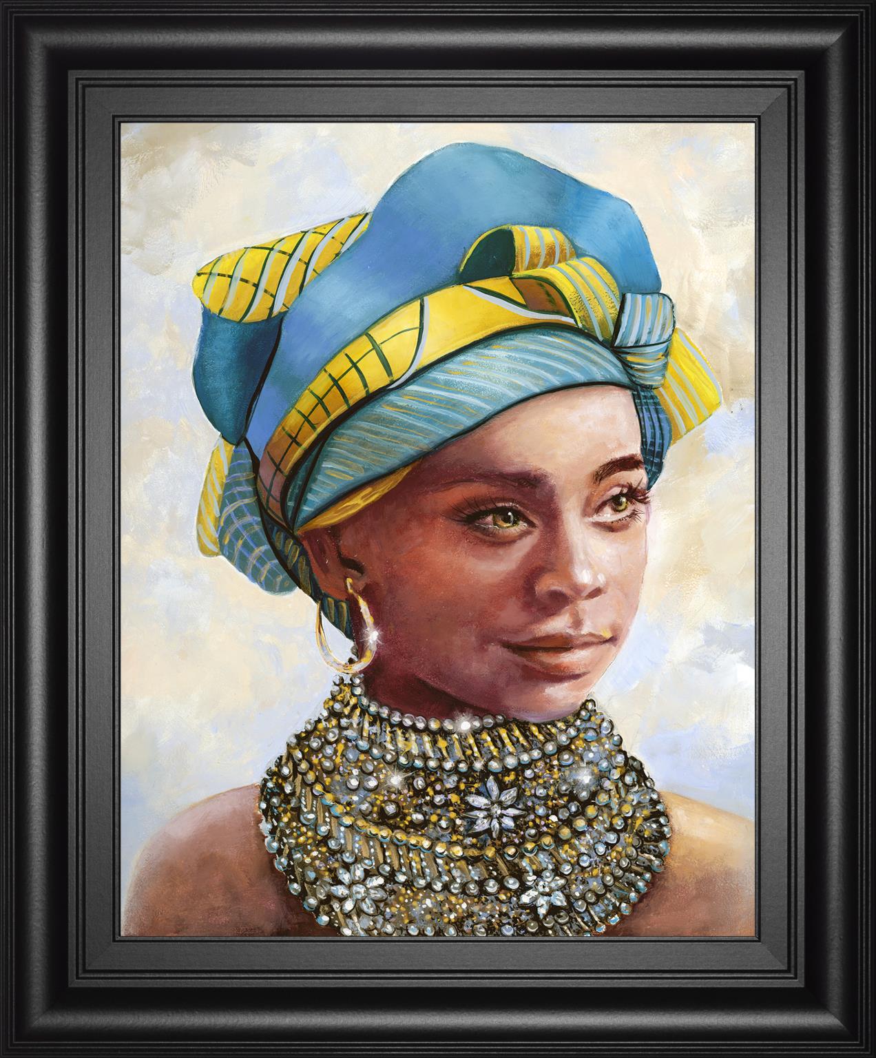 Soulful Beauty I By Donna Brooks 22X26 Framed Print