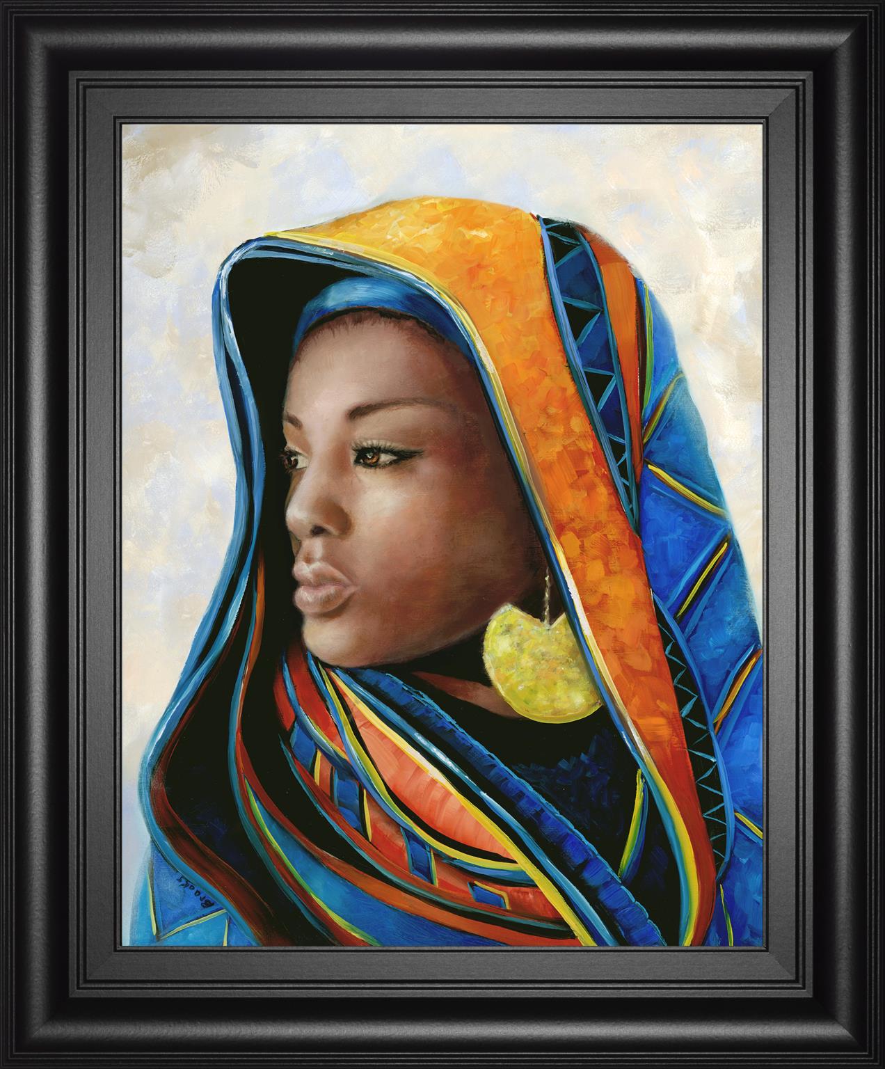 Soulful Beauty Ii By Donna Brooks 22X26 Framed Print