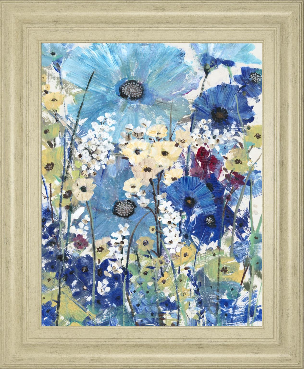Garden Blues Ii By Tim Otoole 22X26 Framed Print