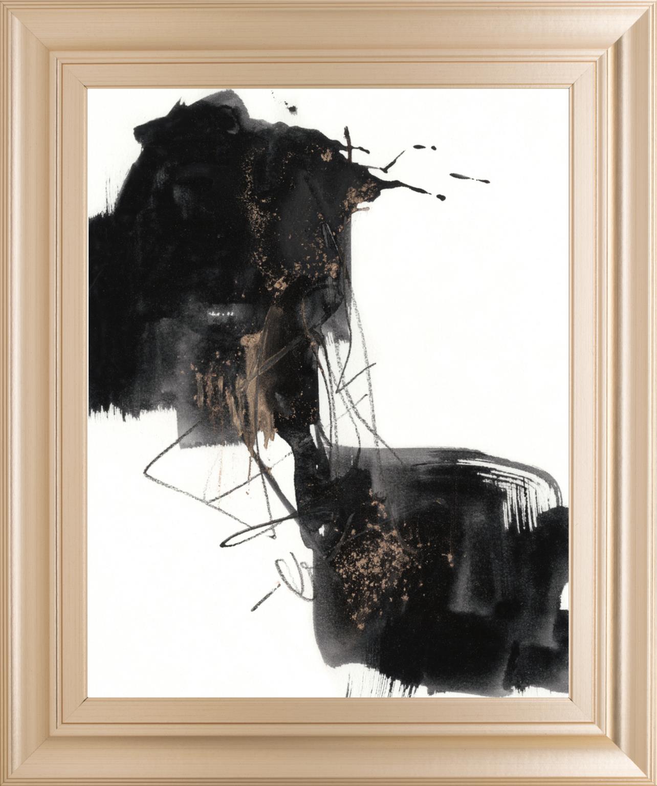 Ebony Step Ii By Jennifer Goldberger 22X26 Framed Print