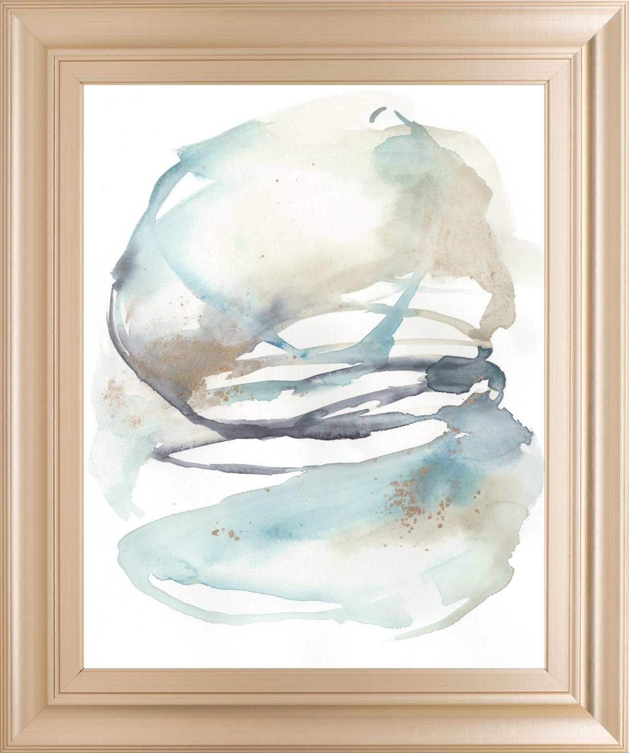 Spiral Bloom Ii By Jennifer Goldberger 22X26 Framed Print