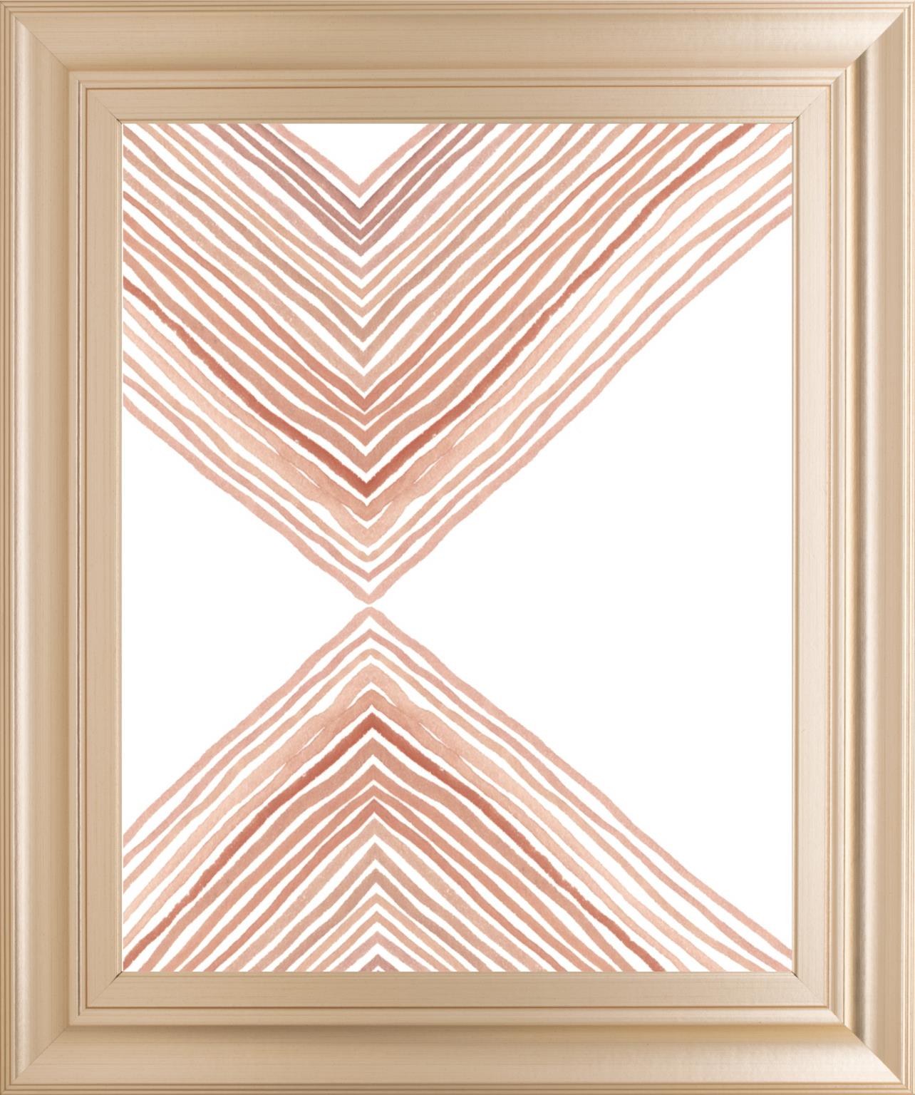 Pink Apogee I By Emma Scarvey 22X26 Framed Print