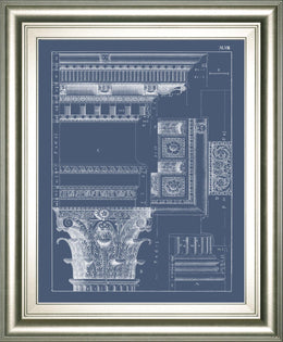 Column & Cornice Blueprint Iii By Vision Studio 22X26 Framed Print