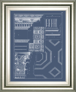Column & Cornice Blueprint Iv By Vision Studio 22X26 Framed Print