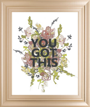 Empower Flowers I By Jennifer Goldberger 22X26 Framed Print