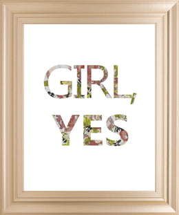 Empower Flowers Iv By Jennifer Goldberger 22X26 Framed Print