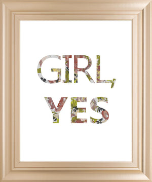 Empower Flowers Iv By Jennifer Goldberger 22X26 Framed Print