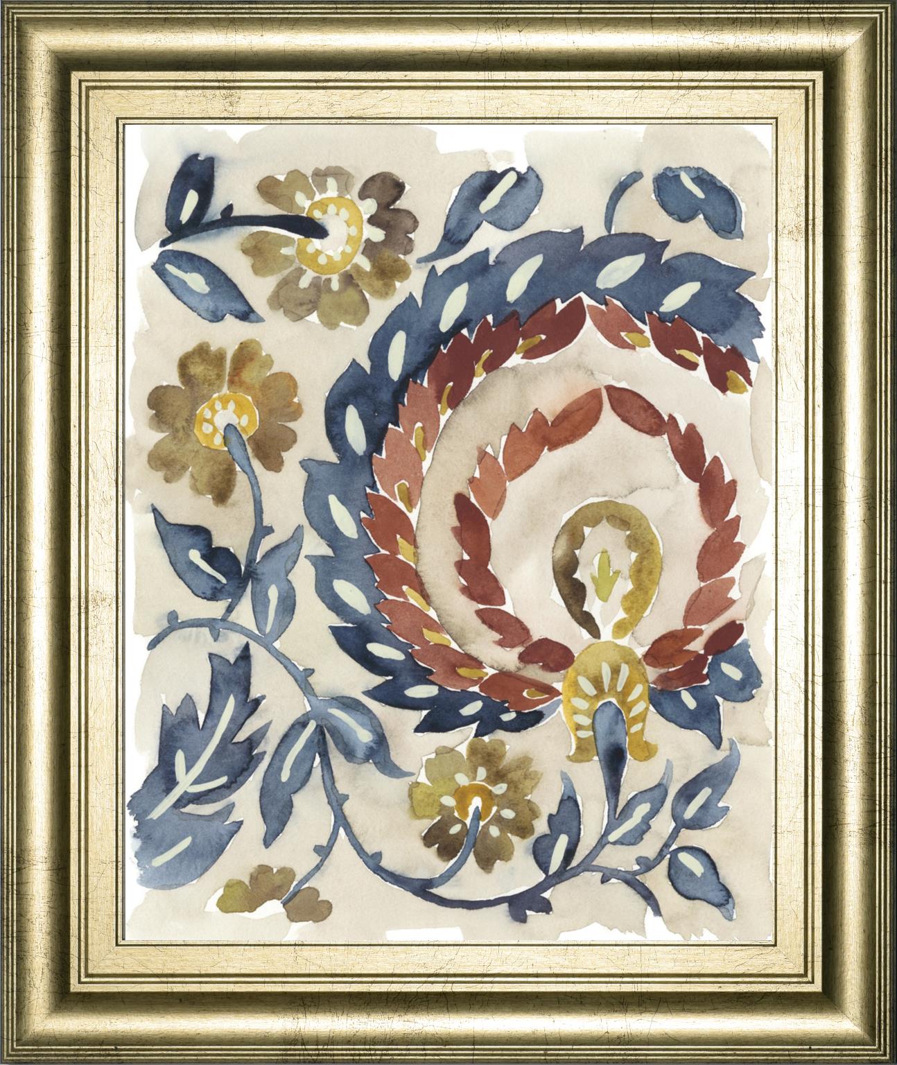 Paisley Path I By Chariklia Zarris 22X26 Framed Print