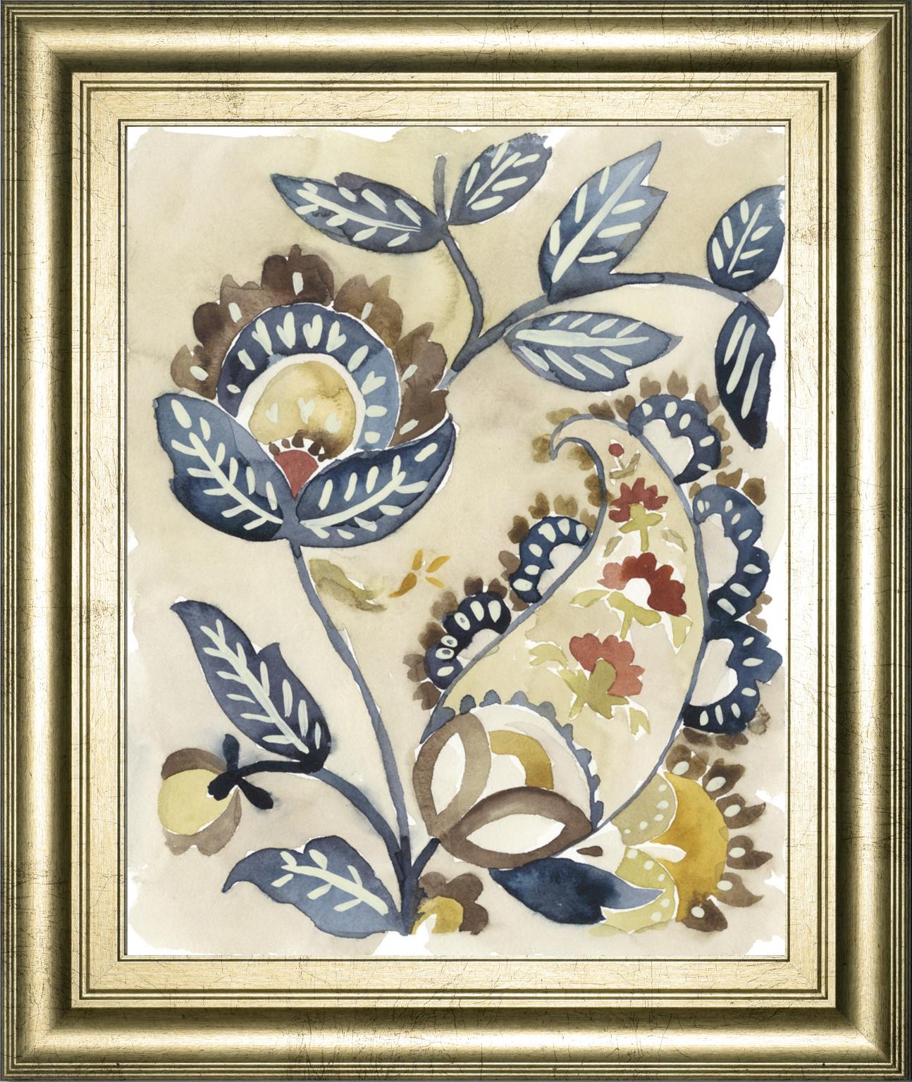 Paisley Path Iv By Chariklia Zarris 22X26 Framed Print