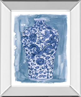 Ming Vase I By Melissa Wang 22X26 Mirror Frame Print