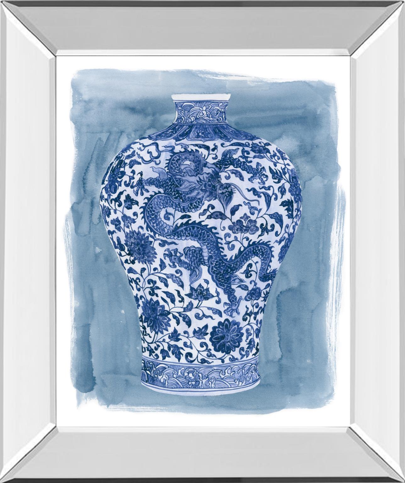 Ming Vase Ii By Melissa Wang 22X26 Mirror Frame Print