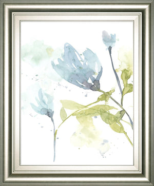 Cerulean Splash I By Jennifer Goldberger 22X26 Framed Print