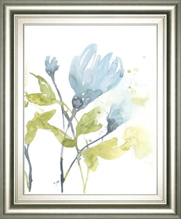 Cerulean Splash Ii By Jennifer Goldberger 22X26 Framed Print