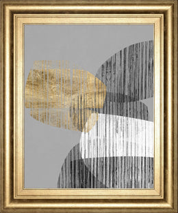 Adjacent Shapes I By Jennifer Goldberger 22X26 Framed Print