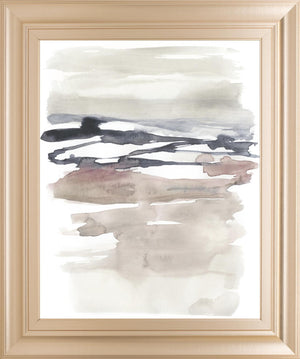 Tiered Horizon Line Ii By Jennifer Goldberger 22X26 Framed Print