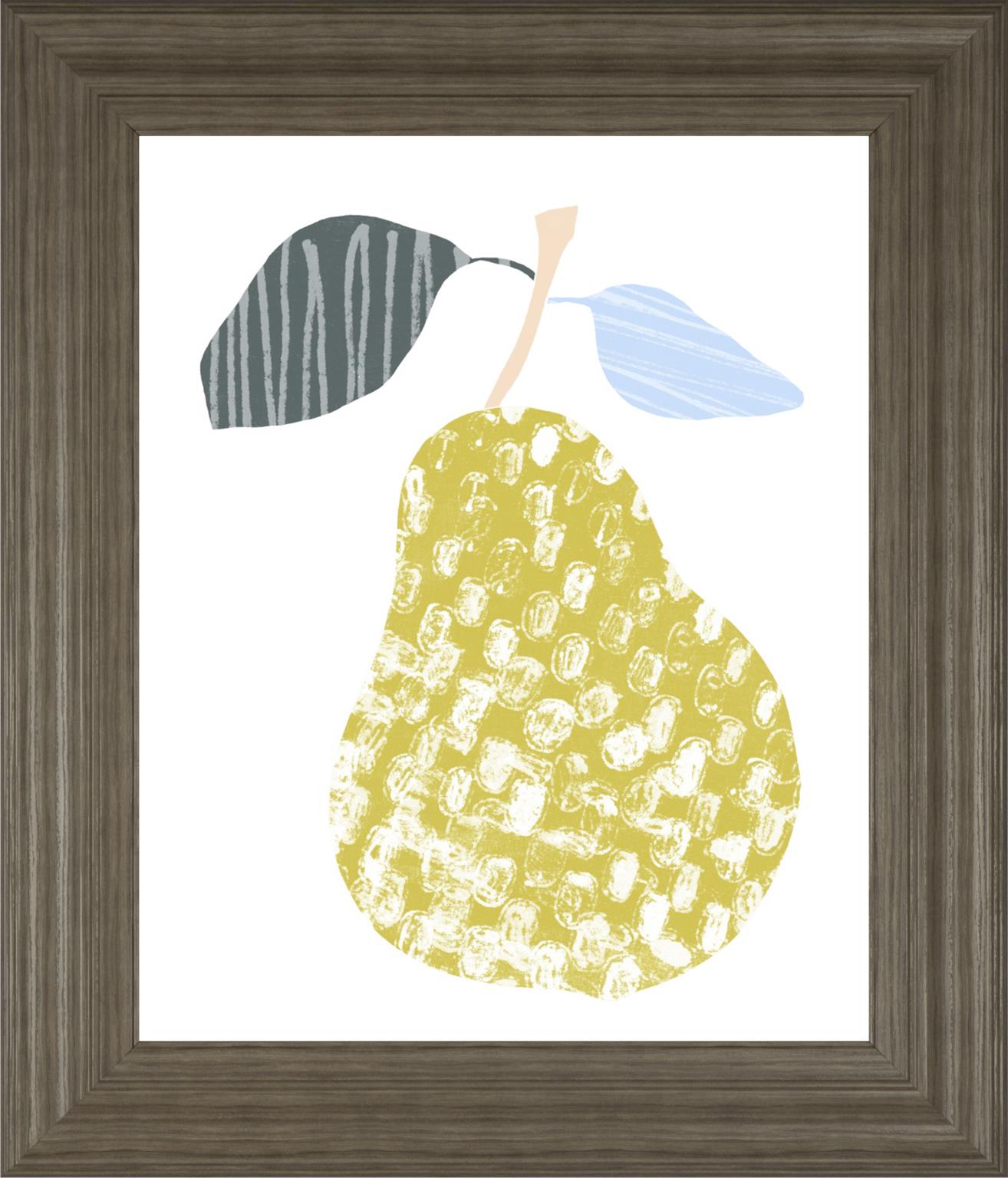 Cut Paper Fruit I By June Erica Vess 22X26 Framed Print