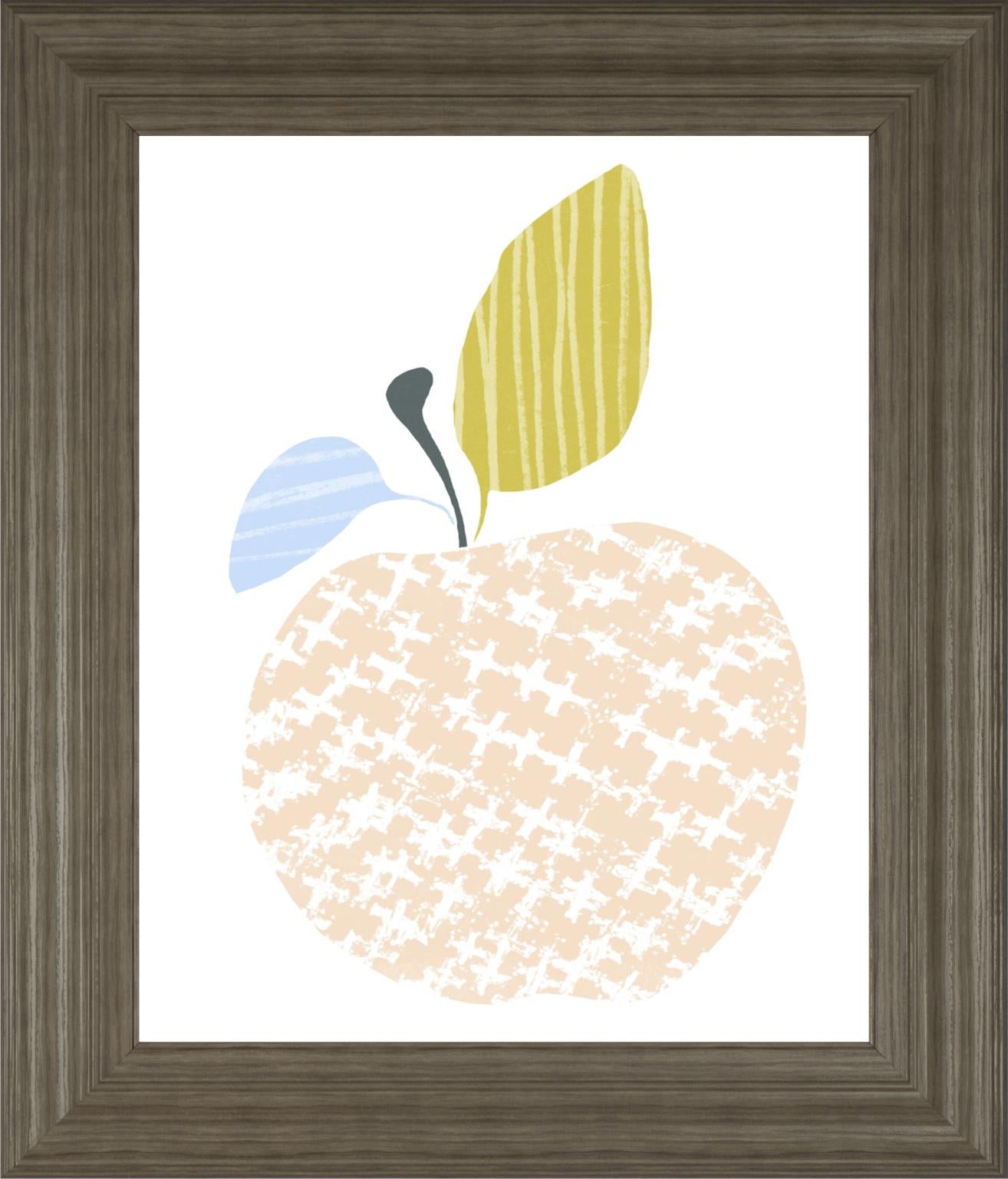 Cut Paper Fruit Iii By June Erica Vess 22X26 Framed Print