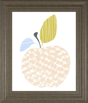 Cut Paper Fruit Iii By June Erica Vess 22X26 Framed Print
